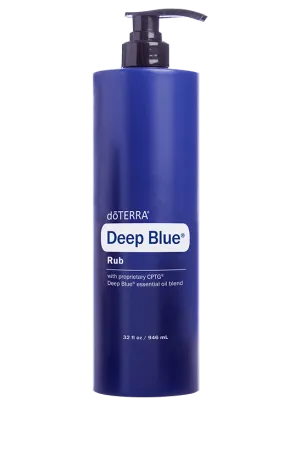 dōTERRA Deep Blue Rub Liter Bottle - 32 fl oz / 946 mL